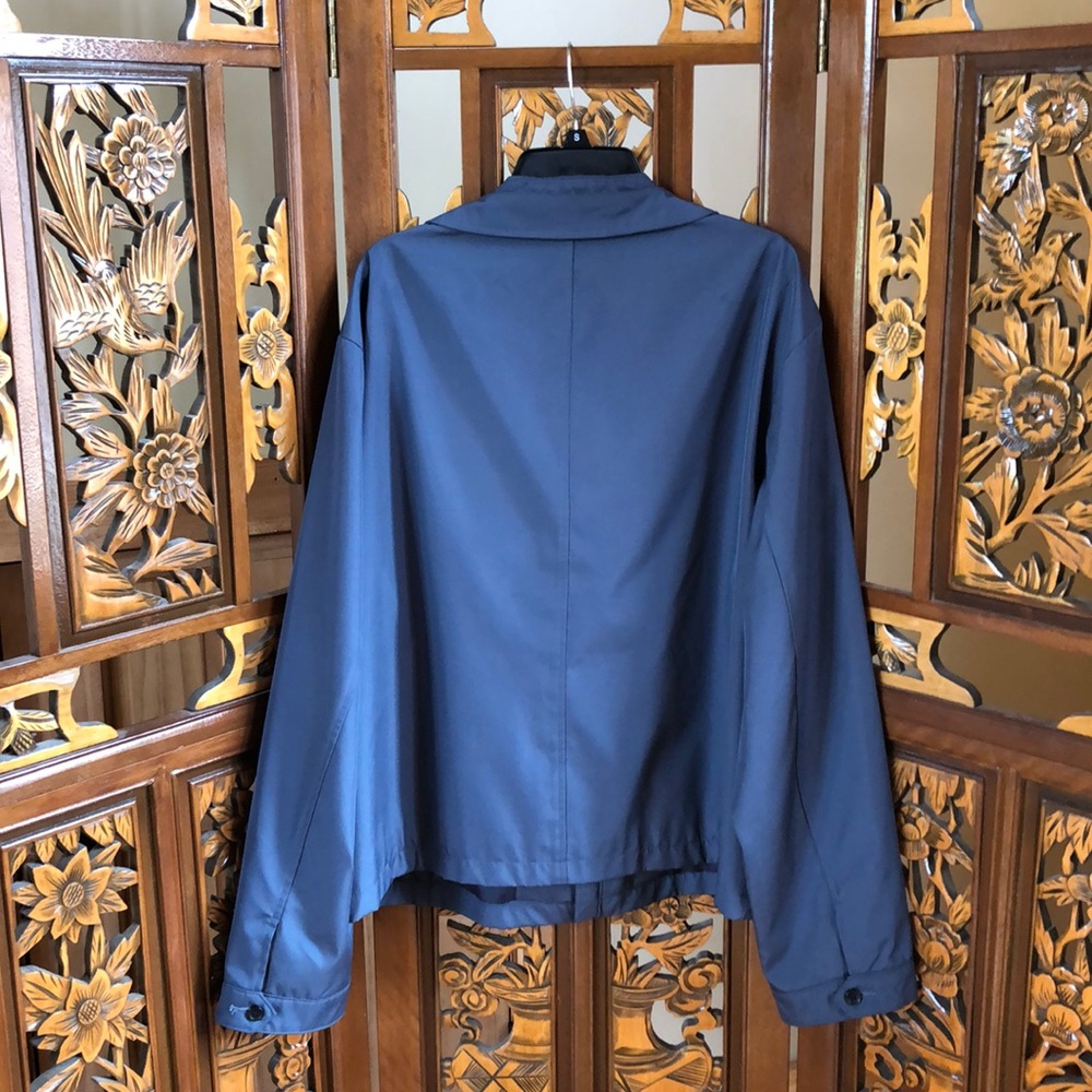 Banana Republic Teal Blue Rain Jacket Men’s Size XXL Long Sleeve Collared Adult - Picture 5 of 6